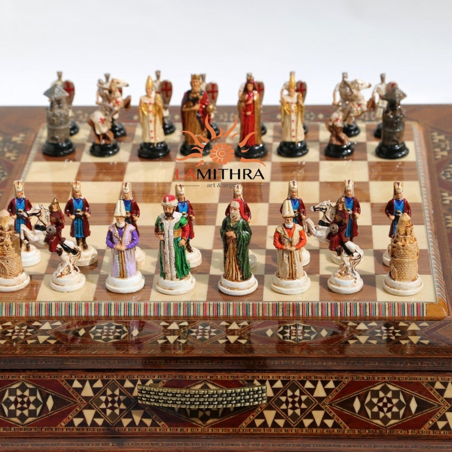 Osmanlı El Yapımı Lüks Satranç Takımı | Koleksiyonluk Limited Edition