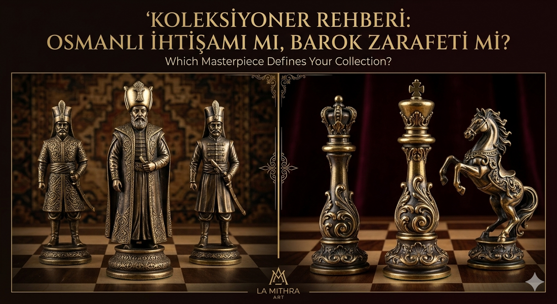 Osmanlı ve Barok Satranç Takımı Karşılaştırması - Lamithra Art