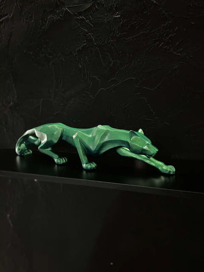 Kubik Panter Heykeli Görsel 6 ürün fotoğrafı — Lamithra Art