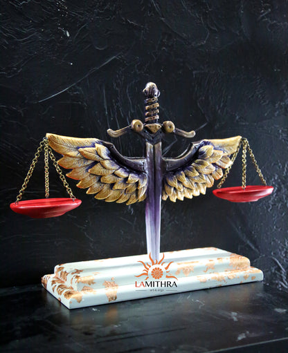 Statue of Justice Görsel 2 ürün fotoğrafı — Lamithra Art