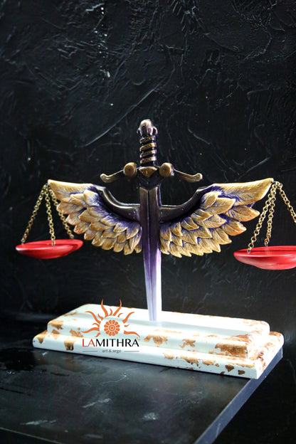 Statue of Justice Görsel 3 ürün fotoğrafı — Lamithra Art