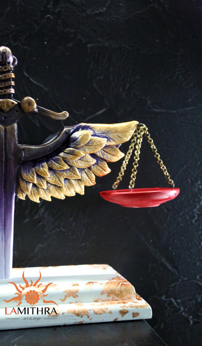 Statue of Justice Görsel 5 ürün fotoğrafı — Lamithra Art