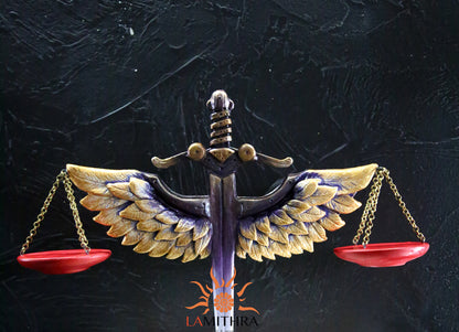 Statue of Justice Görsel 6 ürün fotoğrafı — Lamithra Art
