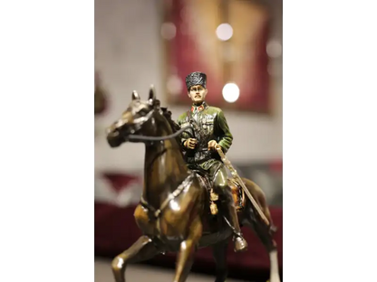 Ataturk sculpture front right view