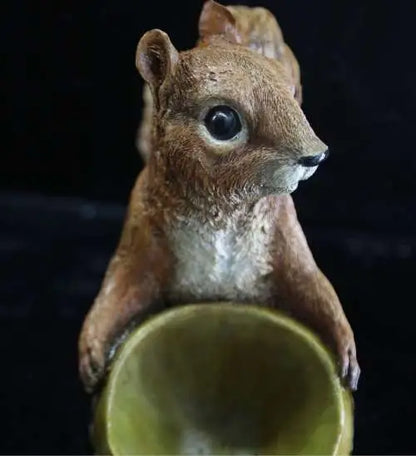 Double Squirrel Statue Görsel 2 ürün fotoğrafı — Lamithra Art
