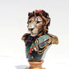 Aslan Heykeli Biblo | Komutan Aslan Büstü 29cm – Dekoratif Heykel Süs Eşyası