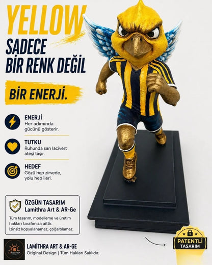 Alex de Souza Koşusu Heykeli 20 cm | Fenerbahçe Figür – Lamithra Art Görsel 9 ürün fotoğrafı — Lamithra Art