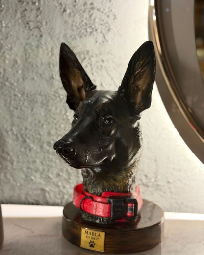 Fotoğraftan Kişiye Özel K9 Köpek Heykeli & Büstü | Lamithra Art Görsel 2 ürün fotoğrafı — Lamithra Art