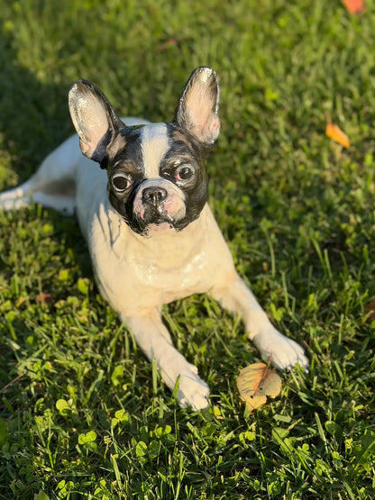 Kişiye özel kedi ve köpek anı heykelleri, el boyaması hatıra figürleri