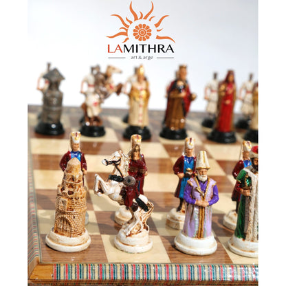 Osmanlı El Yapımı Lüks Satranç Takımı | Koleksiyonluk Limited Edition