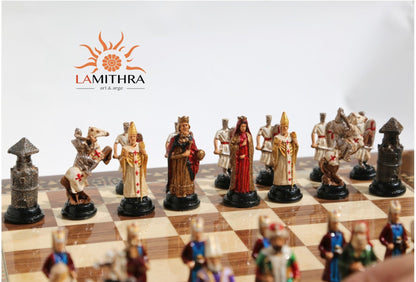 Osmanlı El Yapımı Lüks Satranç Takımı | Koleksiyonluk Limited Edition