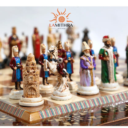 Osmanlı El Yapımı Lüks Satranç Takımı | Koleksiyonluk Limited Edition