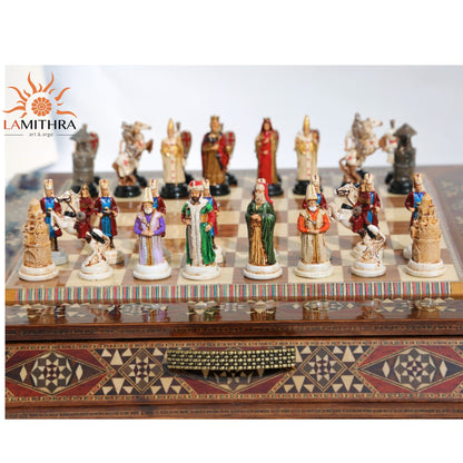 Osmanlı El Yapımı Lüks Satranç Takımı | Koleksiyonluk Limited Edition
