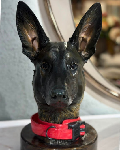 Fotoğraftan Kişiye Özel K9 Köpek Heykeli & Büstü | Lamithra Art Görsel 3 ürün fotoğrafı — Lamithra Art