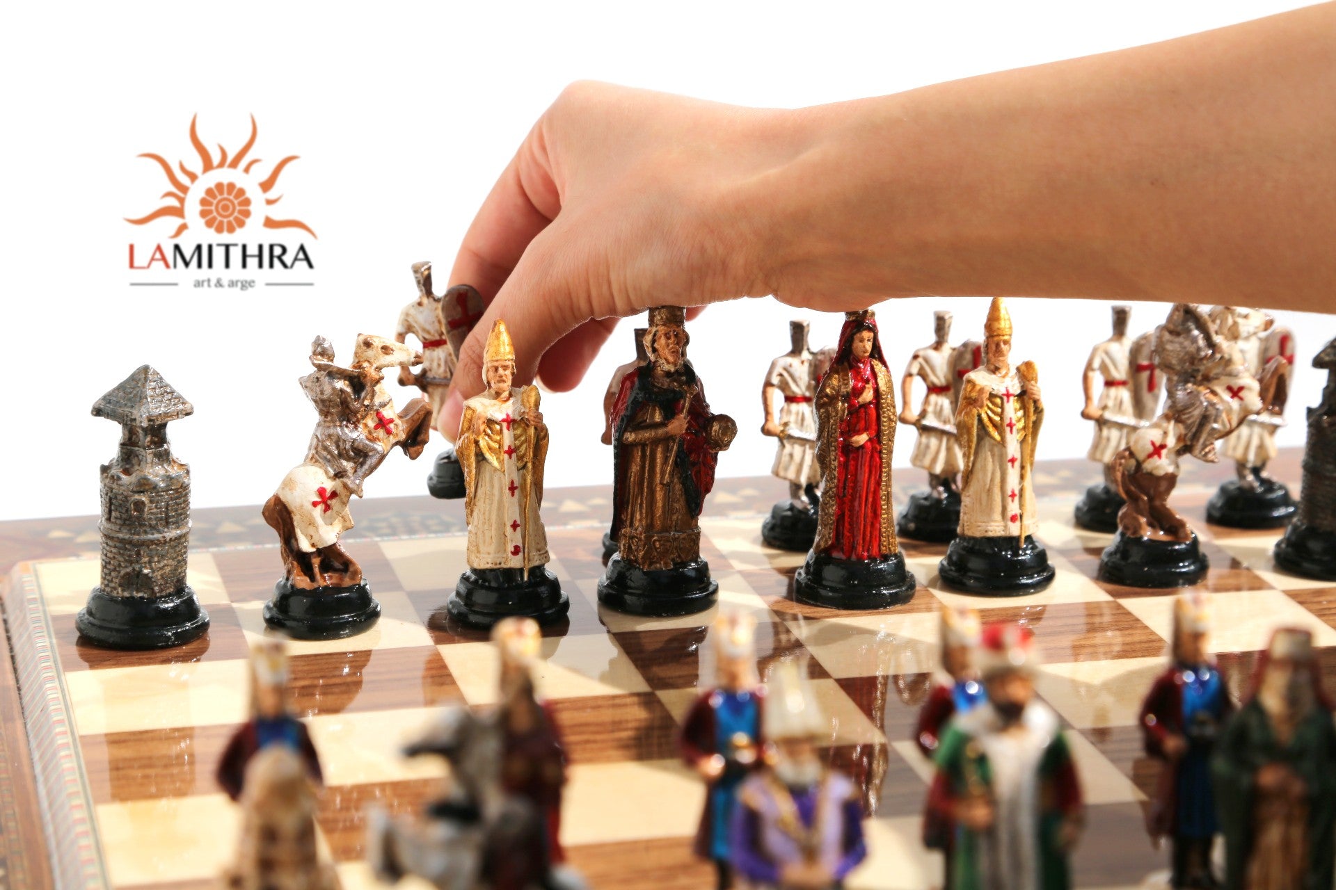 Osmanlı El Yapımı Lüks Satranç Takımı | Koleksiyonluk Limited Edition