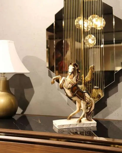 Prancing Horse Statue Görsel 2 ürün fotoğrafı — Lamithra Art