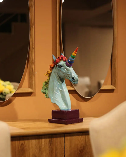 Unicorn Bust Görsel 3 ürün fotoğrafı — Lamithra Art