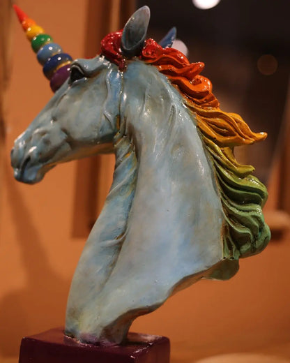Unicorn Bust Görsel 6 ürün fotoğrafı — Lamithra Art