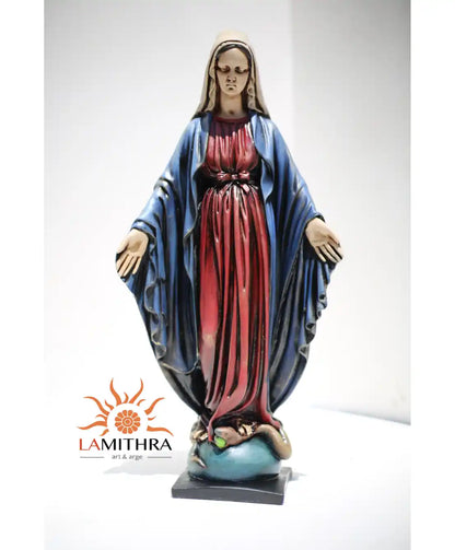 Virgin Mary Sculpture Görsel 3 ürün fotoğrafı — Lamithra Art