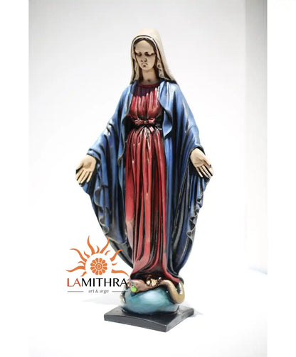 Virgin Mary Sculpture Görsel 2 ürün fotoğrafı — Lamithra Art